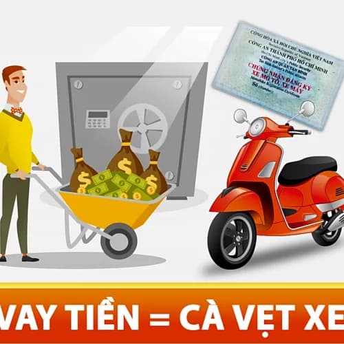 Vay tiền bằng cà vẹt xe máy - Cảnh giác để tránh rủi ro!