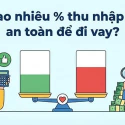 Bao Nhiêu % Thu Nhập Là An Toàn Để Đi Vay? Quy Tắc Cần Nhớ