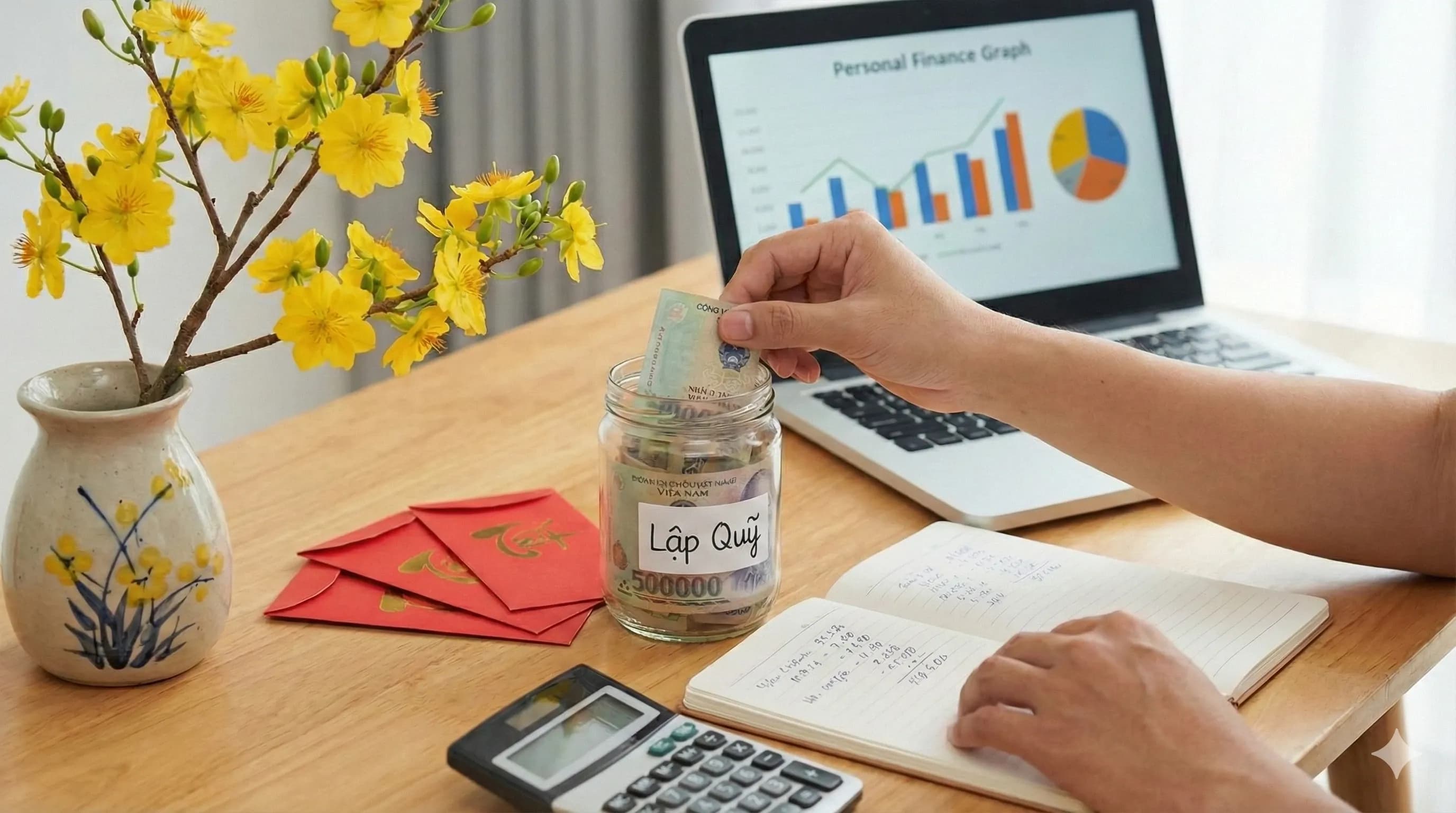 Lập quỹ dự phòng Tết, tránh nợ xấu sau kỳ nghỉ