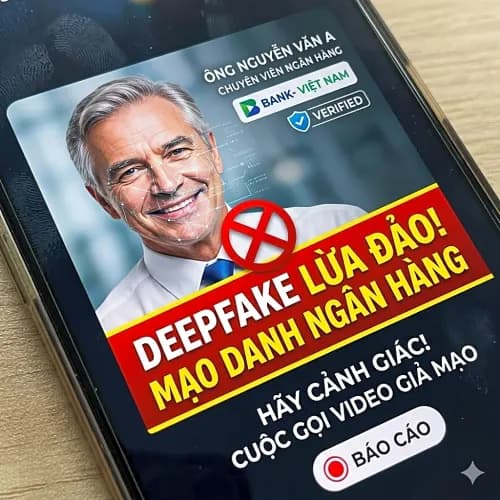 Deepfake lừa đảo mạo danh ngân hàng: Nhận biết thế nào? Jeff hướng dẫn bảo vệ tài khoản 🛡️