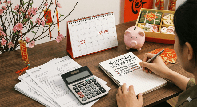 Cách “dọn nợ” thẻ tín dụng để đón Tết