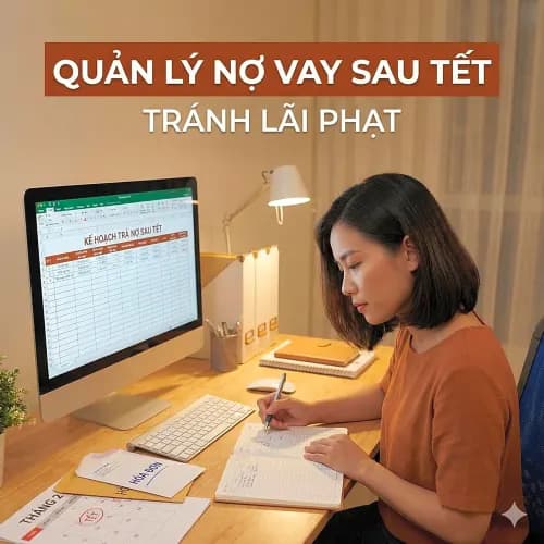 Quản Lý Nợ Vay Sau Tết Để Tránh Lãi Phạt Nặng