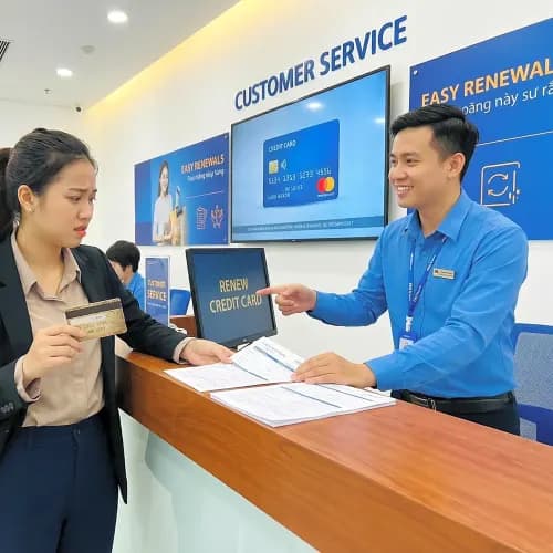 Thẻ tín dụng hết hạn phải làm sao? 3 phút gia hạn nhanh chóng