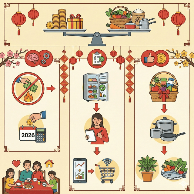 Mua Sắm Tết Thông Minh: Ưu Tiên "Đáng Tiền" Không Lãng Phí